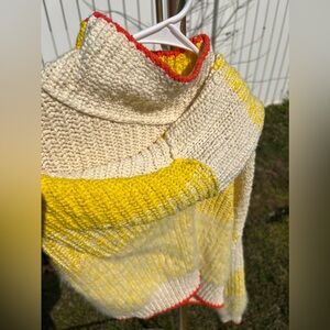 Free People Loose Fit Knit Crop Sweater